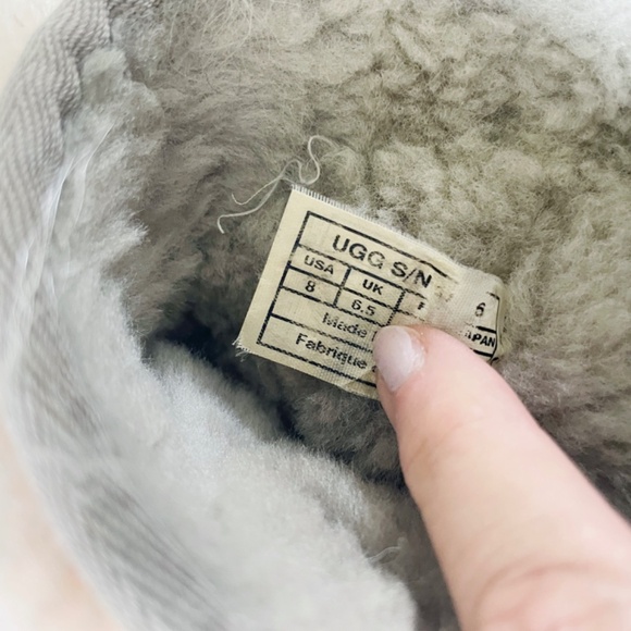 UGG Lida Boots in Seal Grey with Sheepskin and Mongolian Fur - Picture 11 of 15